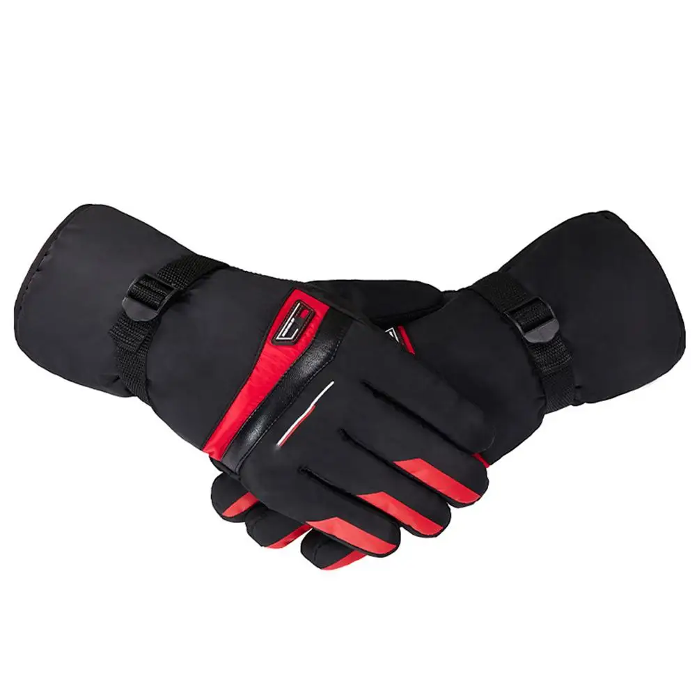 Мужские/женские/Детские теплые перчатки черные красные ультралегкие