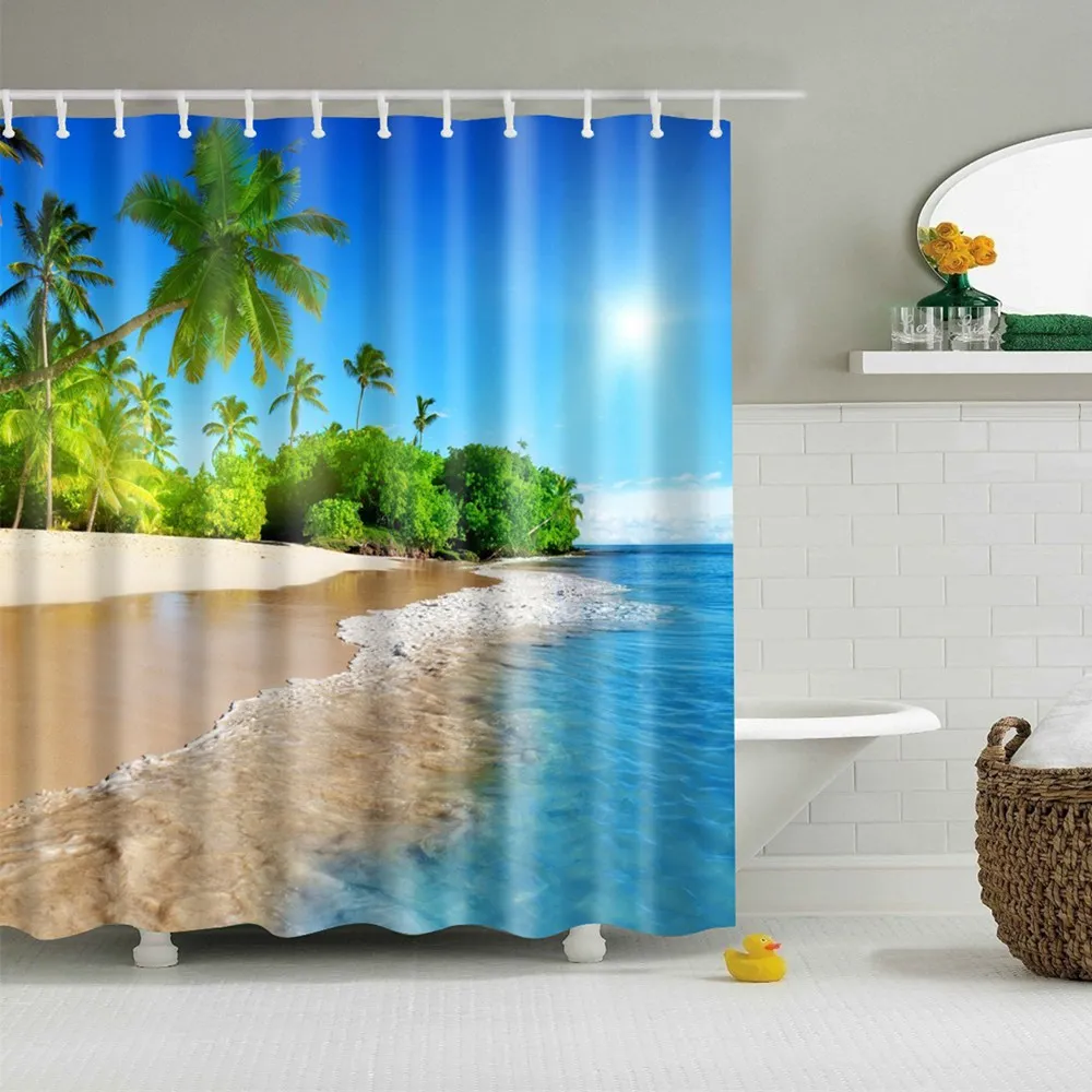 Набор тканевых занавесок для душа Dafield в национальном парке домашний декор Смоки