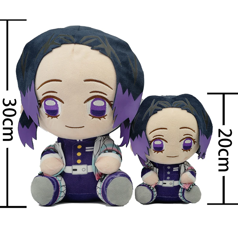 

7Pcs 20Cm Demon Slayer Plush Toy Kamado Tanjirou Kimetsu No Yaiba Tomioka Giyuu Agatsuma Zenitsu Douma Sabito Stuffed Dolls Gif