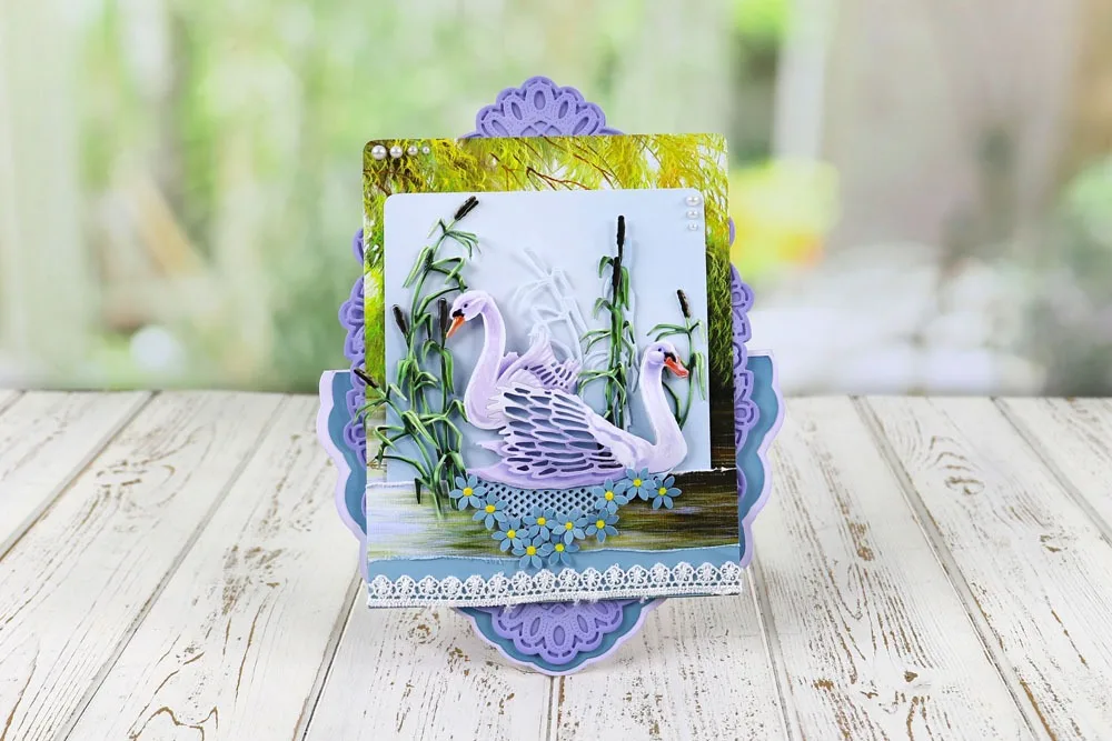 

Lace Round Background Decoration Patch Cut Metal Die and Stencil Stamps for Scrapbooking Stencil Album Paper Diy Gift Card