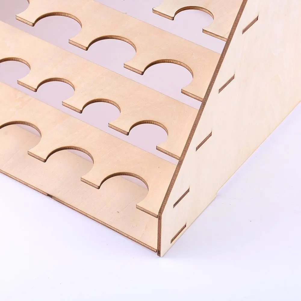 Деревянные пигменты инструменты для краски органайзер коробка хранения Diy