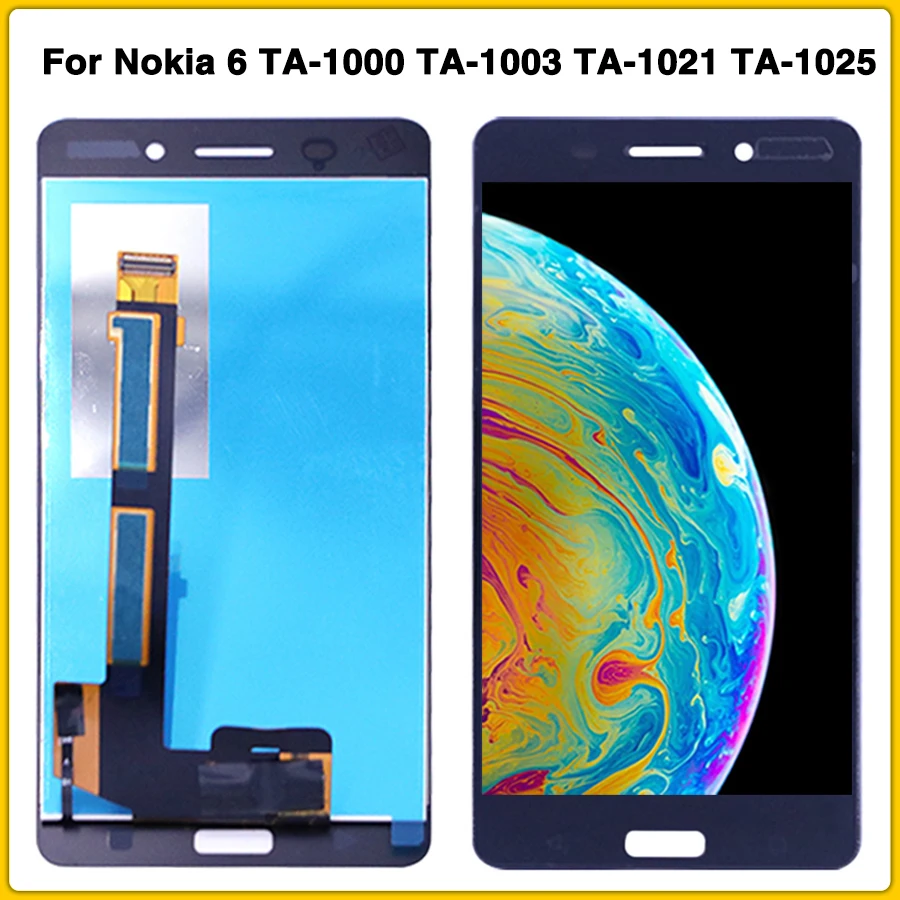 Новая сенсорная ЖК панель N6 для Nokia 6 TA 1000 1003 1021 1025 1033 1039 дисплей кодирующий
