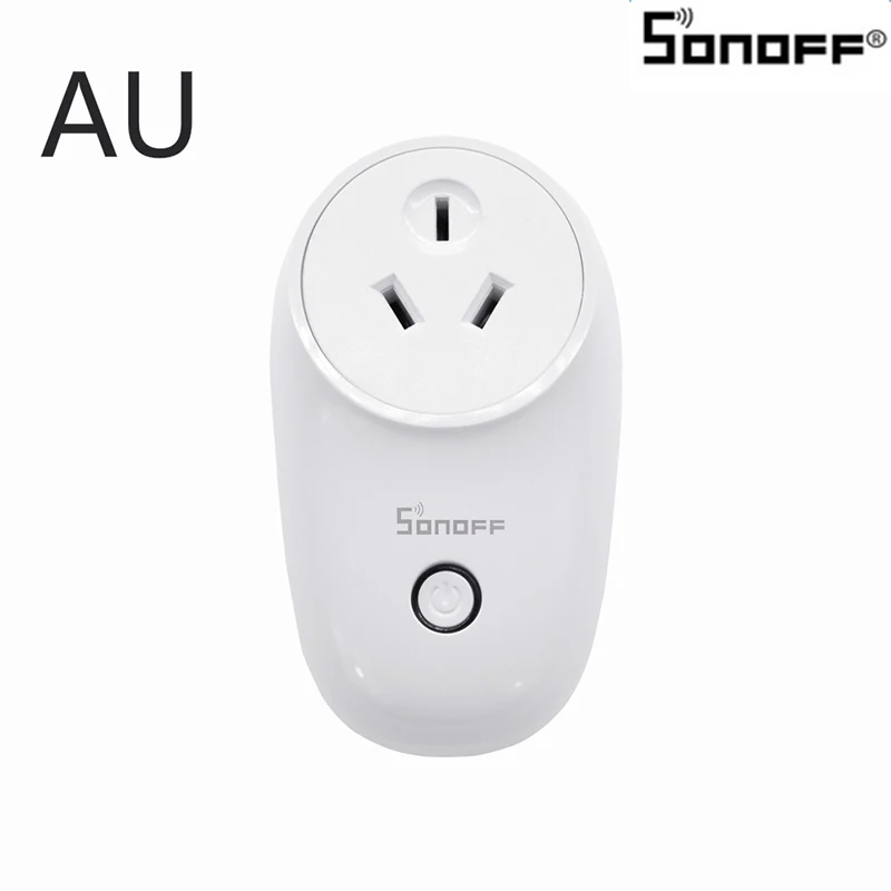 Интеллектуальный выключатель света Sonoff S26 Wi Fi Smart Plug Беспроводной умная розетка