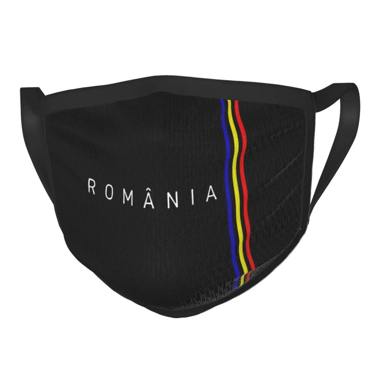 

Romania Flag Romanian Reusable Face Mask Anti Haze Dustproof Mask Protection Cover Respirator Mouth Muffle