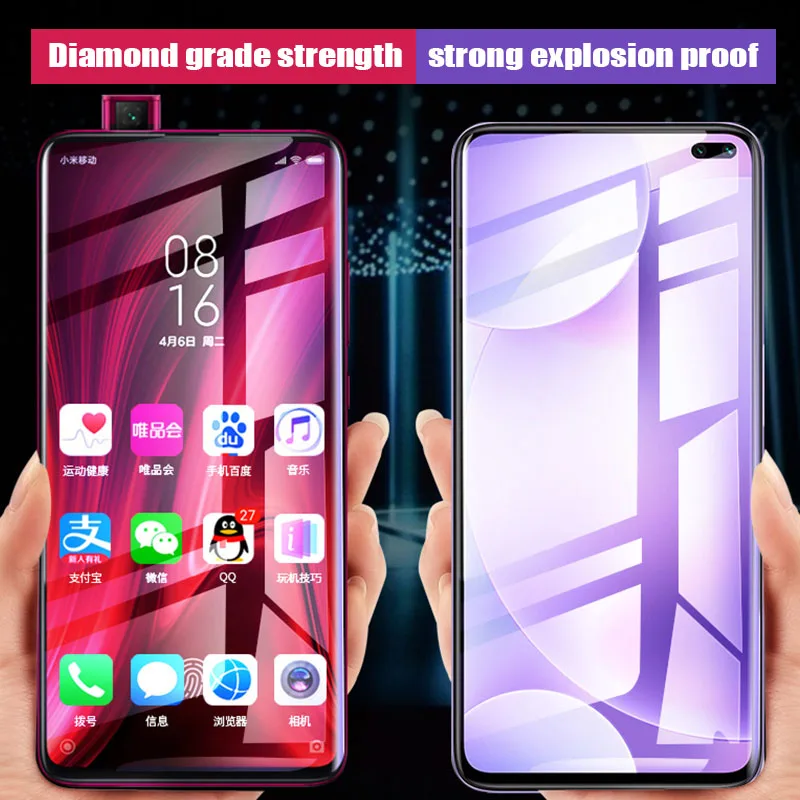 Защитное стекло 4 в 1 для Xiaomi Redmi 9 9A 9C 9T 8A 7A Защитная пленка экрана камеры Note 10 7 8 Pro 9S