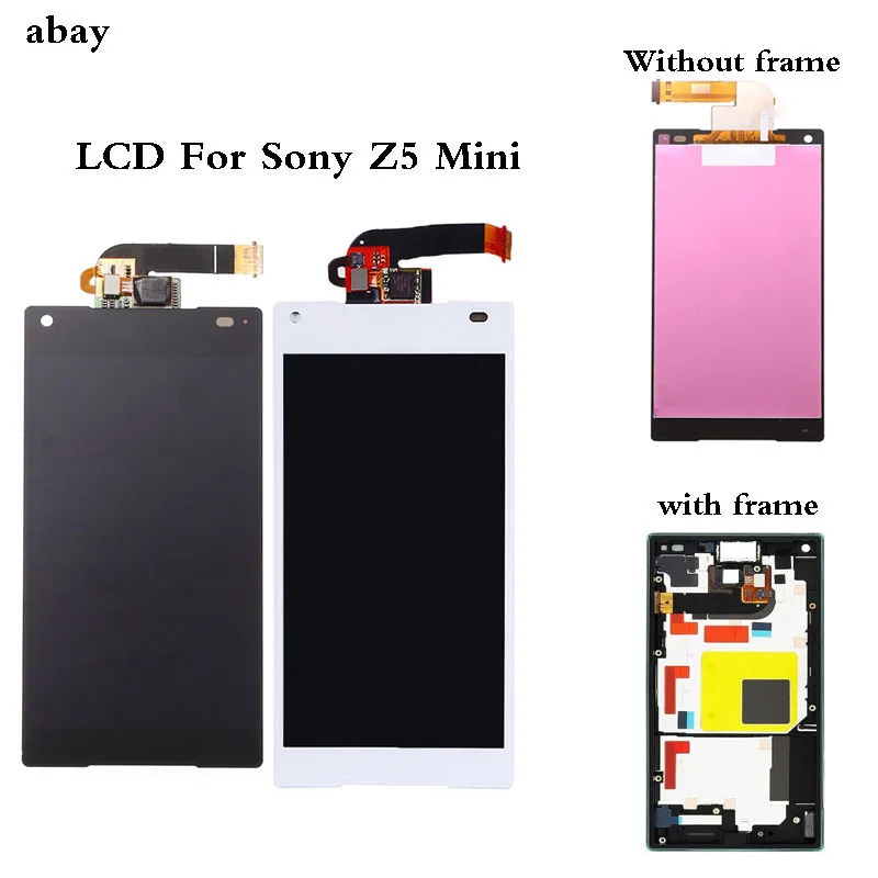 Дисплей для SONY Xperia Z5 Compact LCD с сенсорным экраном и рамкой XPERIA mini E5823 E5803 4 6'' |