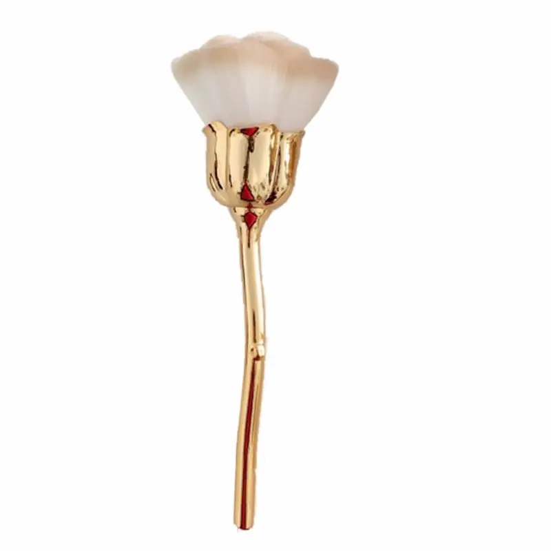 Профессиональная Кисть для макияжа с цветами розы кисть основы пудры румян