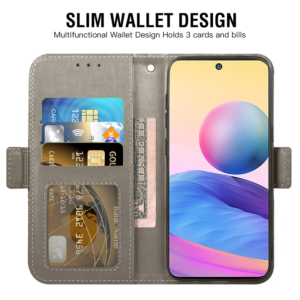 flip cover leather wallet phone case for tecno pova 2 le7 spark 6 go 2020 5 air infinix smart 5 hot 10 lite x657 phantome x free global shipping