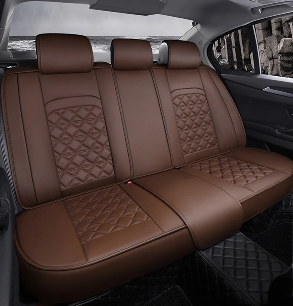 Универсальные кожаные чехлы для автомобильных сидений для Toyota Corolla Camry Rav4 Auris Prius Yalis Avensis Alphard 4Runner Hilux