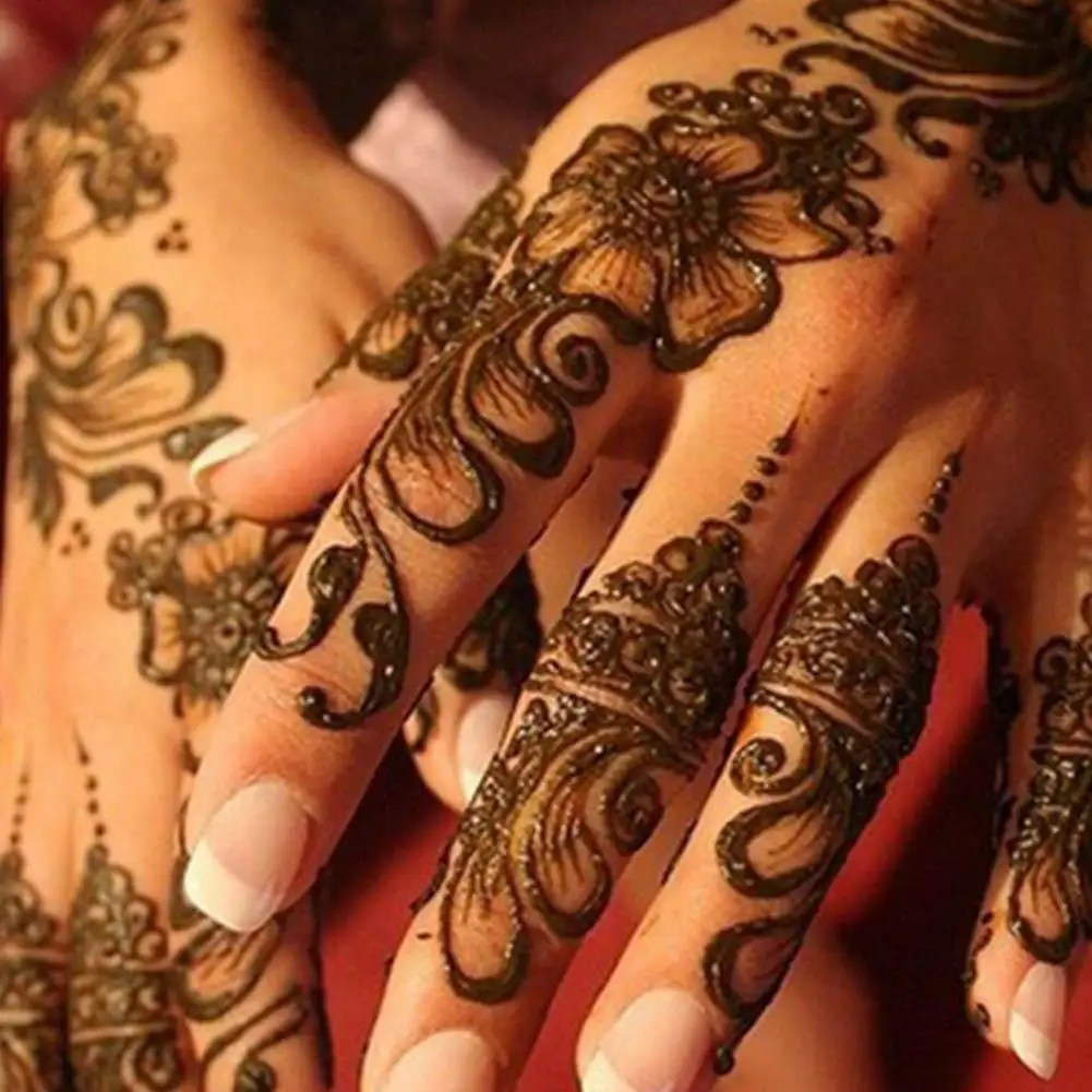 25 г Mehndi краска для тела черная хна конусы индийская Хна тату паста Временной