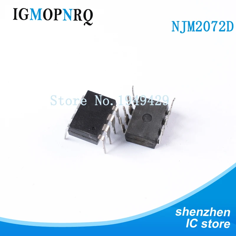10 шт./лот NJM2072D DIP8 NJM2072 JRC2072 Новинка| |