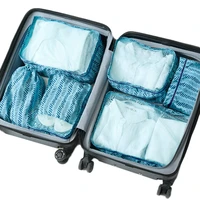 7 pieces of lightweight memory cloth portable travel storage bag clothes shoes cosmetics cosmetic bag luggage sorting