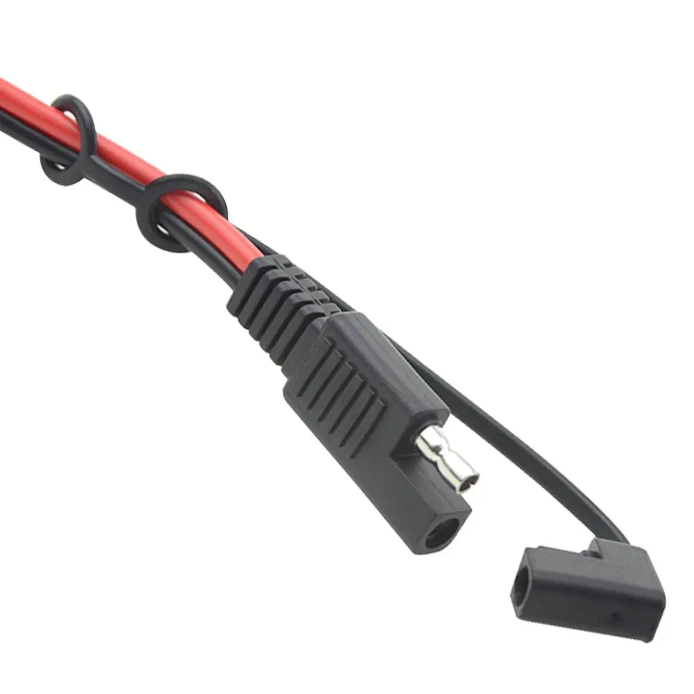 Сверхмощный Удлинительный кабель SAE с водонепроницаемой крышкой 18AWG 30 см 3 шт. |
