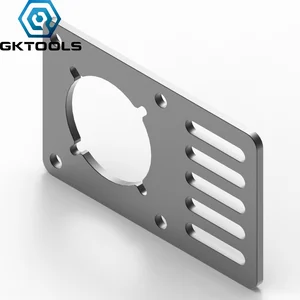 Шаговый пластина крепления двигателя openbuild NEMA 23, алюминиевая деталь для 3D-принтера 96,5 мм x 60 мм x 3 мм, фиксированный кронштейн для V-слота OX CNC