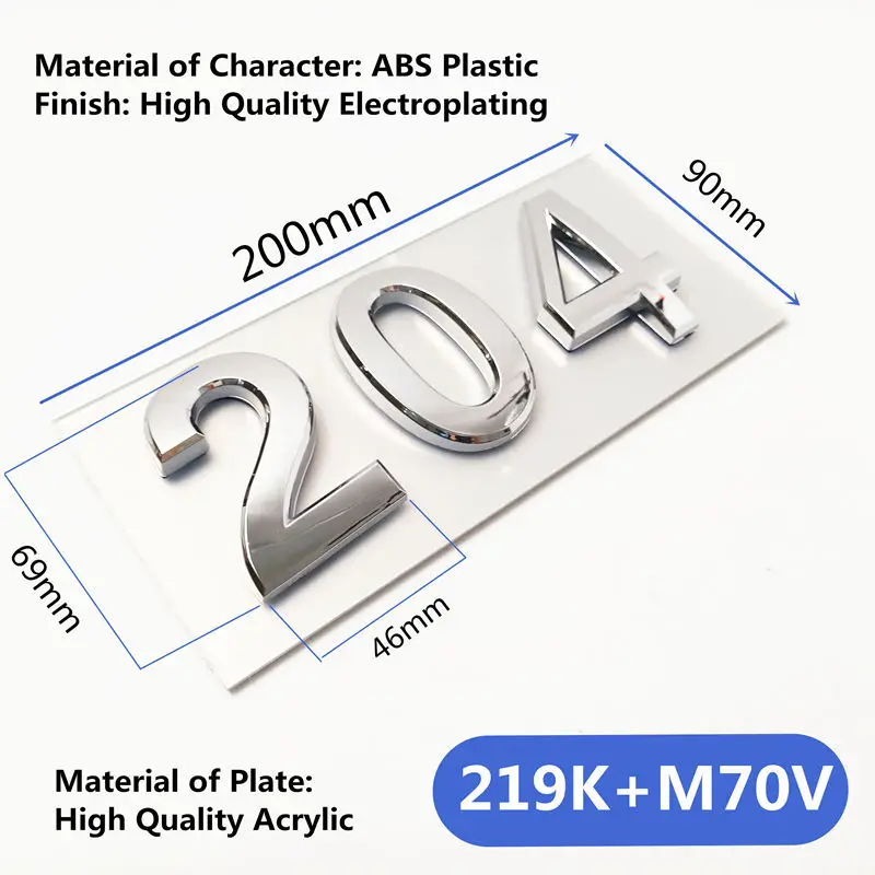 219K and M70V 3digit ABS пластик имитация металла бронза номер дома на заказ знак номер двери Наклейка для гостиницы квартиры вилла дверные пластины - Цвет: 219K and M70V 3digit