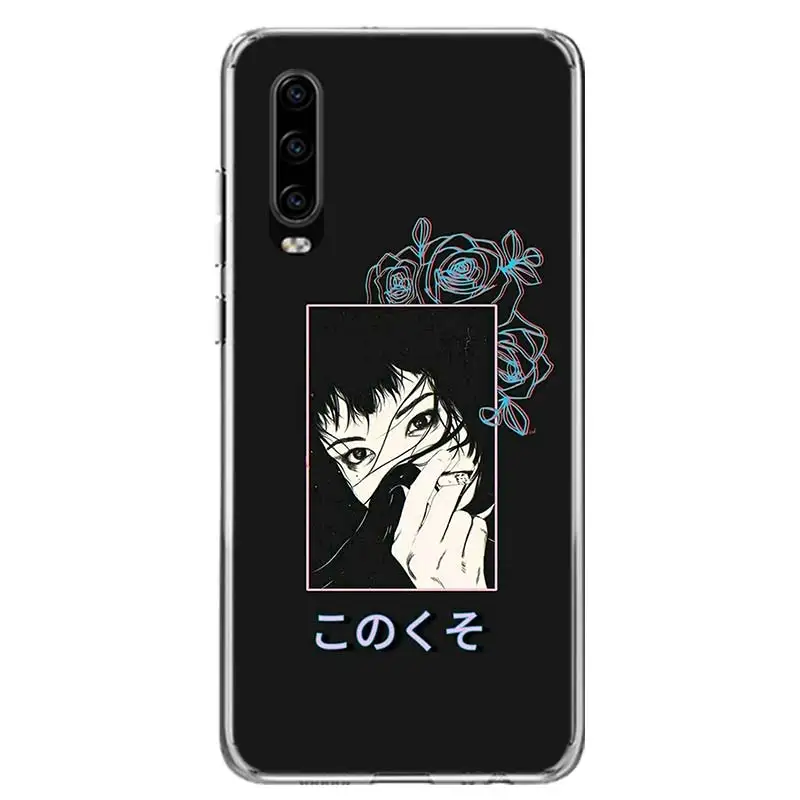 Чехол для телефона с японским аниме девочек Huawei P40 P30 P20 P10 Mate 10 20 30 Lite Pro P Smart Z Plus 2019 |
