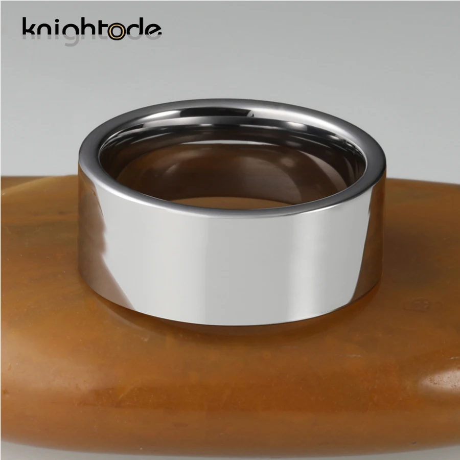 12 мм Ширина вольфрамовое Карбидное Кольцо мужское кольцо простое плоское