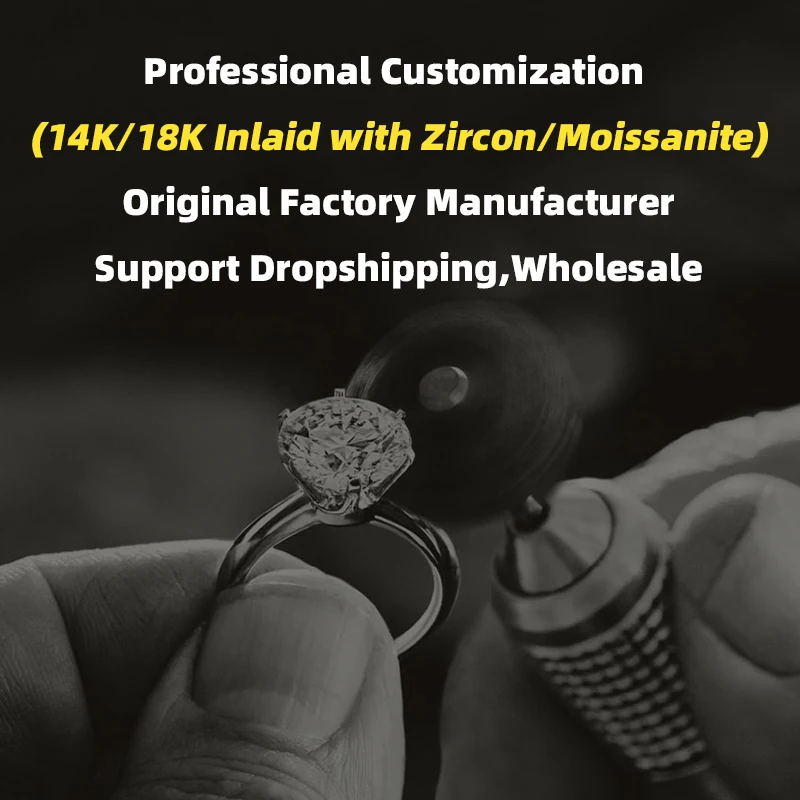 Anziw Personal Custom Jewelry Customize Services Professional Customize Rings/Necklace/Bracelet/Stud Earrings Jewelry