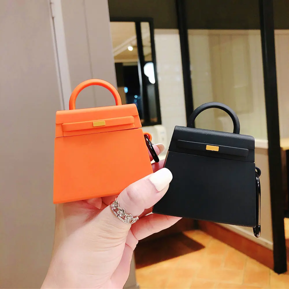 Роскошная брендовая 3D Сумка тоут Хобо чехлы для наушников Apple Airpods 12 pro