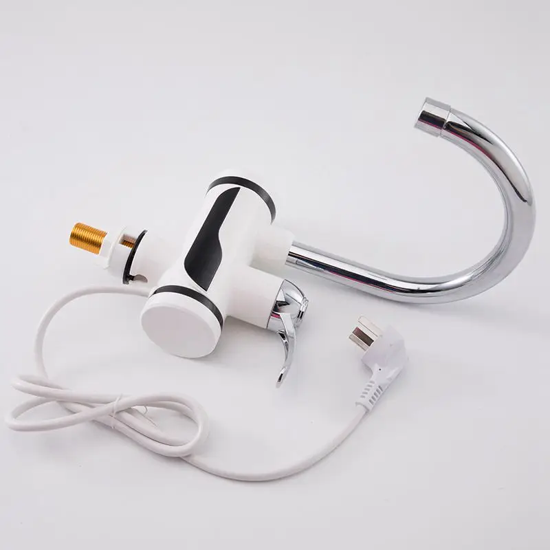 Светодиодный смеситель из нержавеющей стали с цифровым дисплеем и европейской