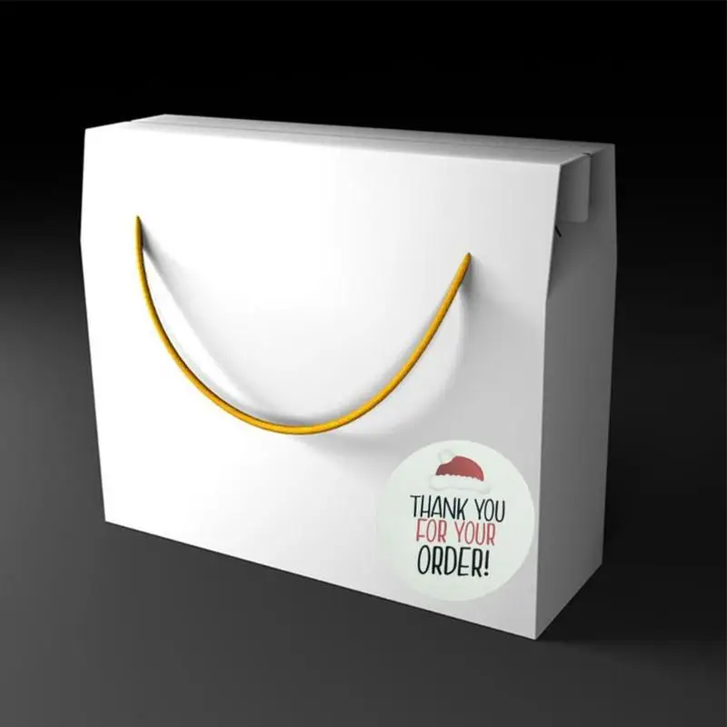 

500Pcs Round Adhesive Scrapbooking Handmade With Love Seal RomanticOlive Branch Paper Round Label Stickers