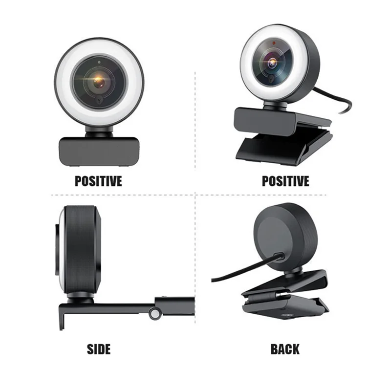 

Webcam Full HD 2K Web Camera Auto Focus with Microphone For PC Laptop 1080P Web Cam for Online Study Conference Youtube