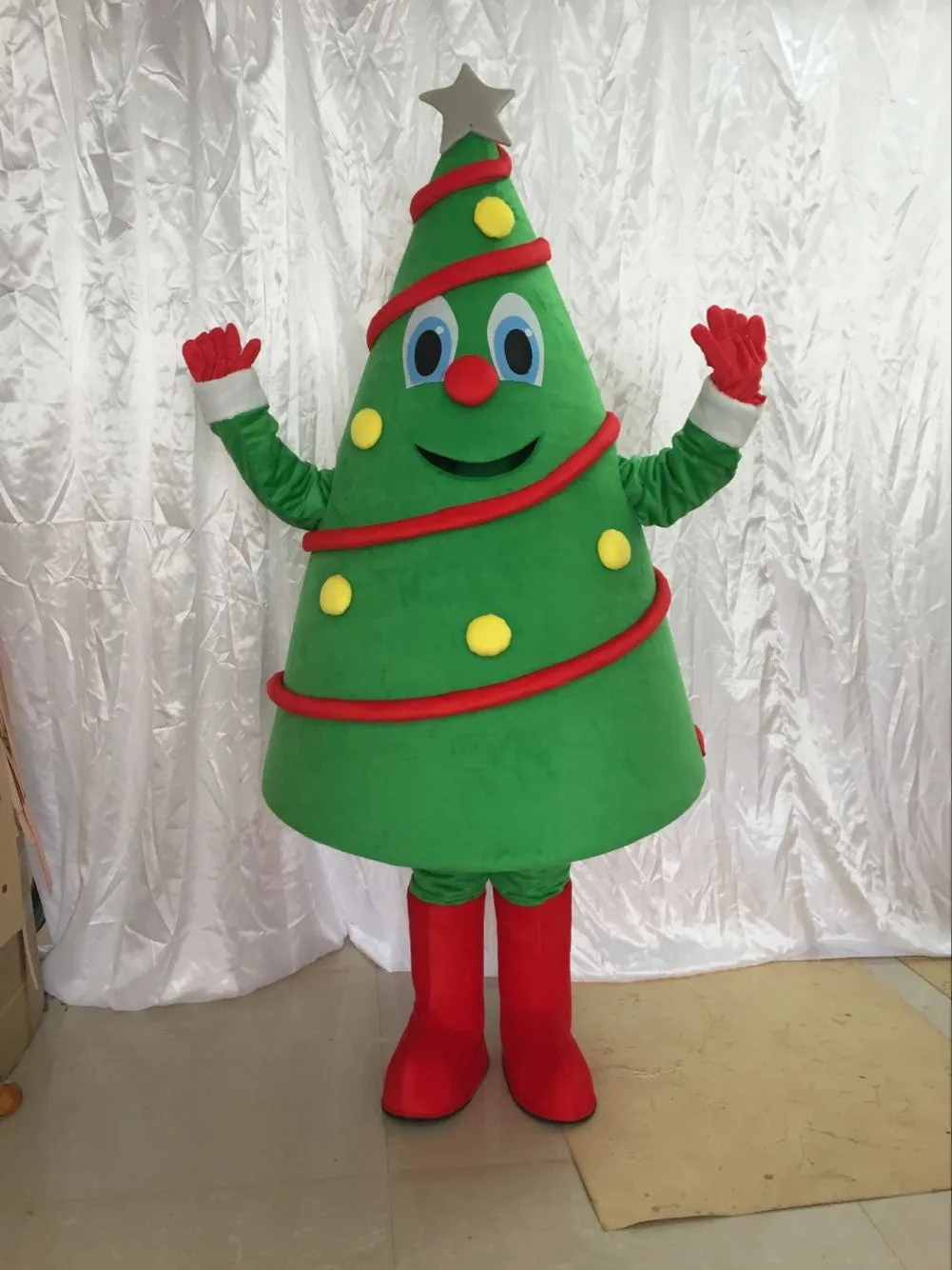 Christmas Tree Mascot costume Birthday Party Dress Halloween adult mascot costume mascotte costume hot sale