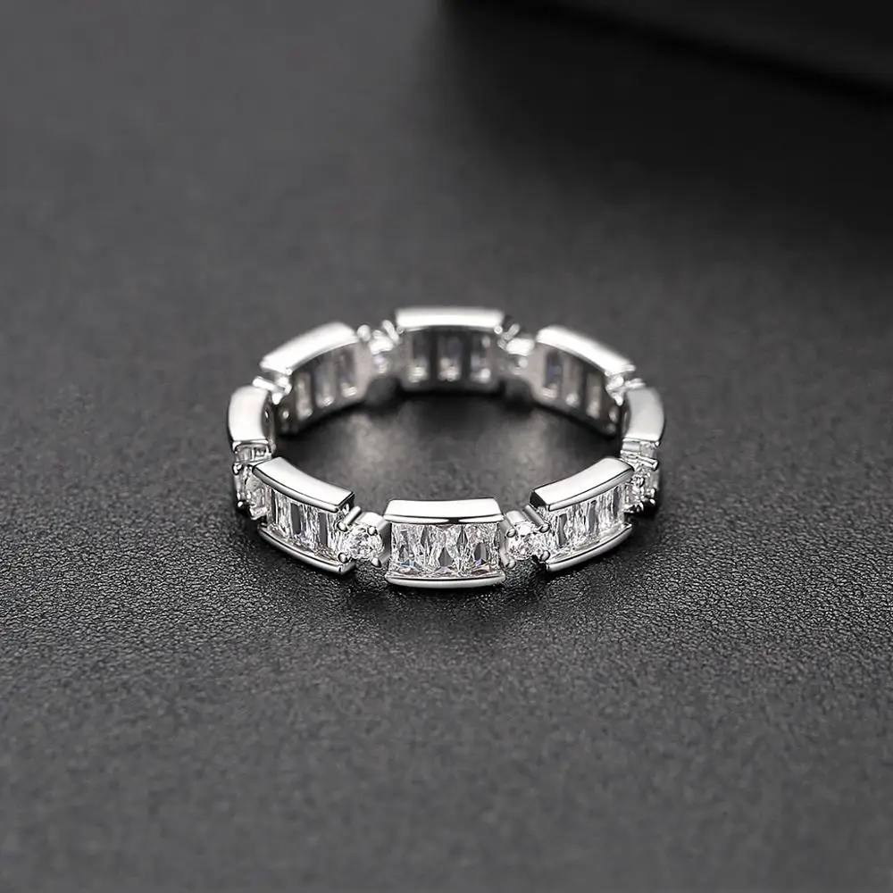 LUOTEEMI новые модные кольца на годовщину вечности для женщин Свадебные обручальные