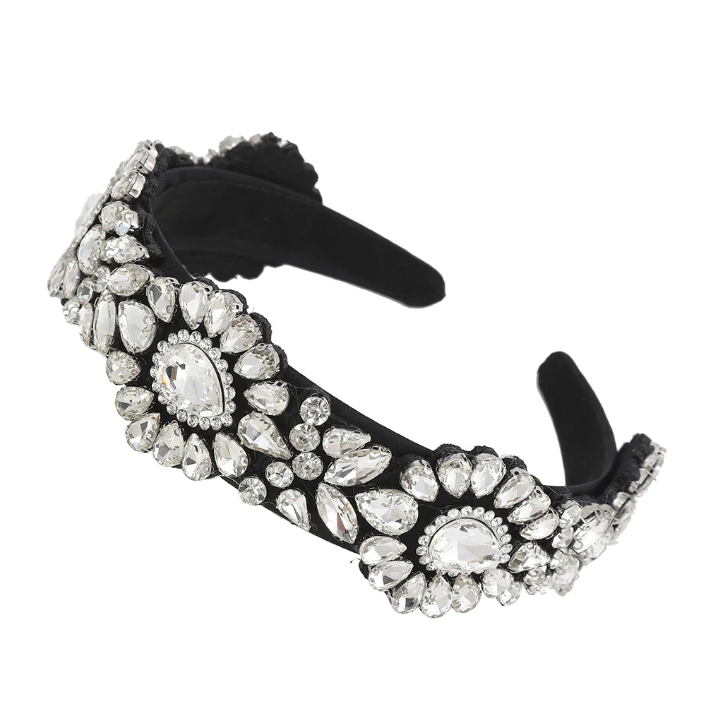 Женская повязка на голову AWAYTR роскошная в стиле барокко с цветными жемчужинами и