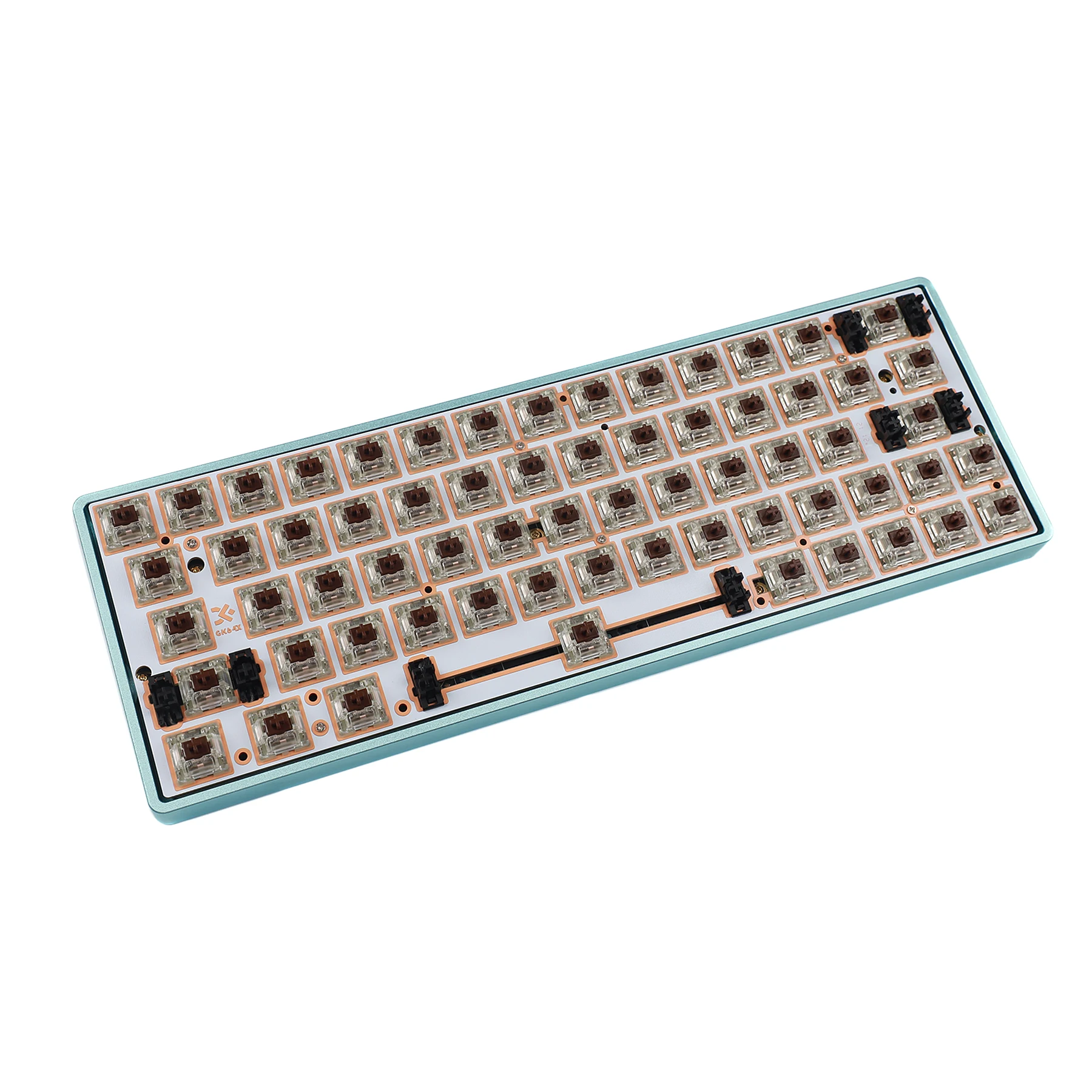 

60% 61 64 Hotswap ANSI Kit GK61X GK61XS GK64X GK64XS GH60 CNC Alu Case Plate Switch Bottom RGB Bluetooth PCB Mechanical Keyboard