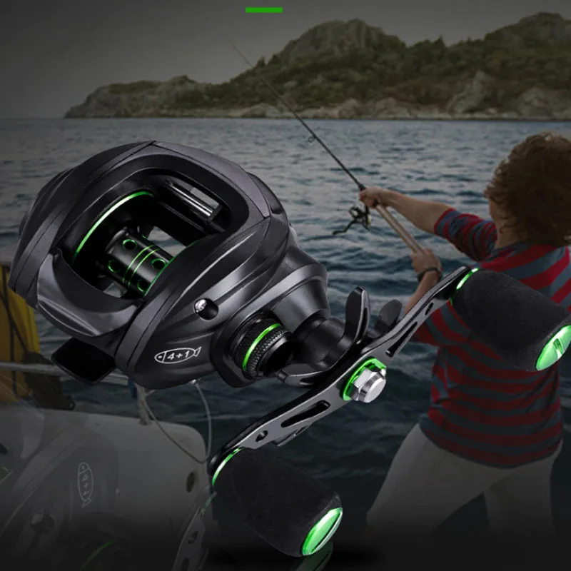 7.2:1 High Speed Baitcasting Fishing Reel Light Baitcaster Wheels Carp Lure Saltwater Freshwater Left Right Handed Best Cheap | Спорт и