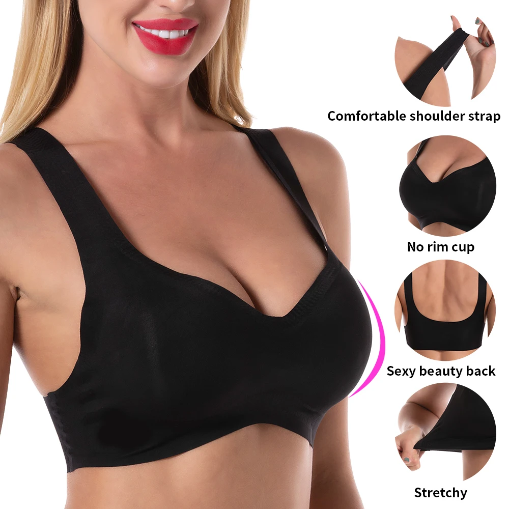 Бесшовный бюстгальтер для женщин бюстгальтеры нижнее белье фитнеса без косточек