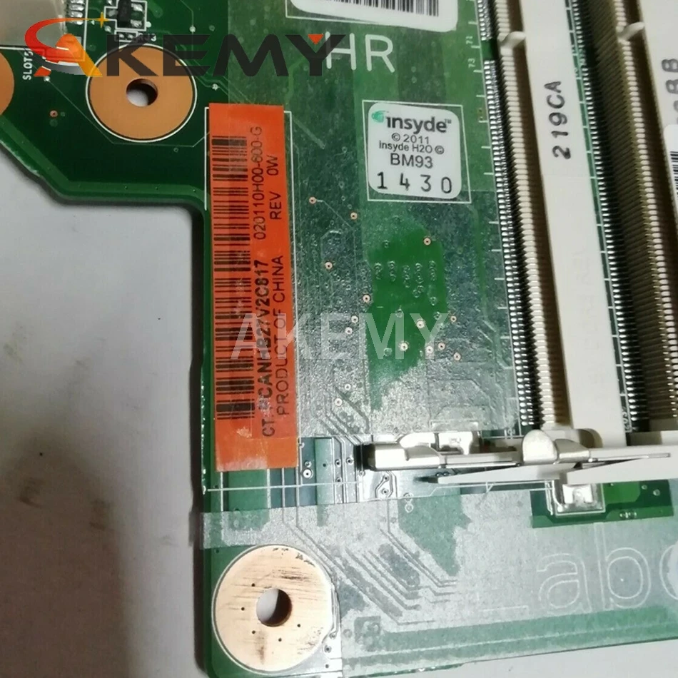 

Akemy 646672-001 For HP CQ43 431 631 Laptop Motherboard HM65 DDR3 HD 7400M Video card