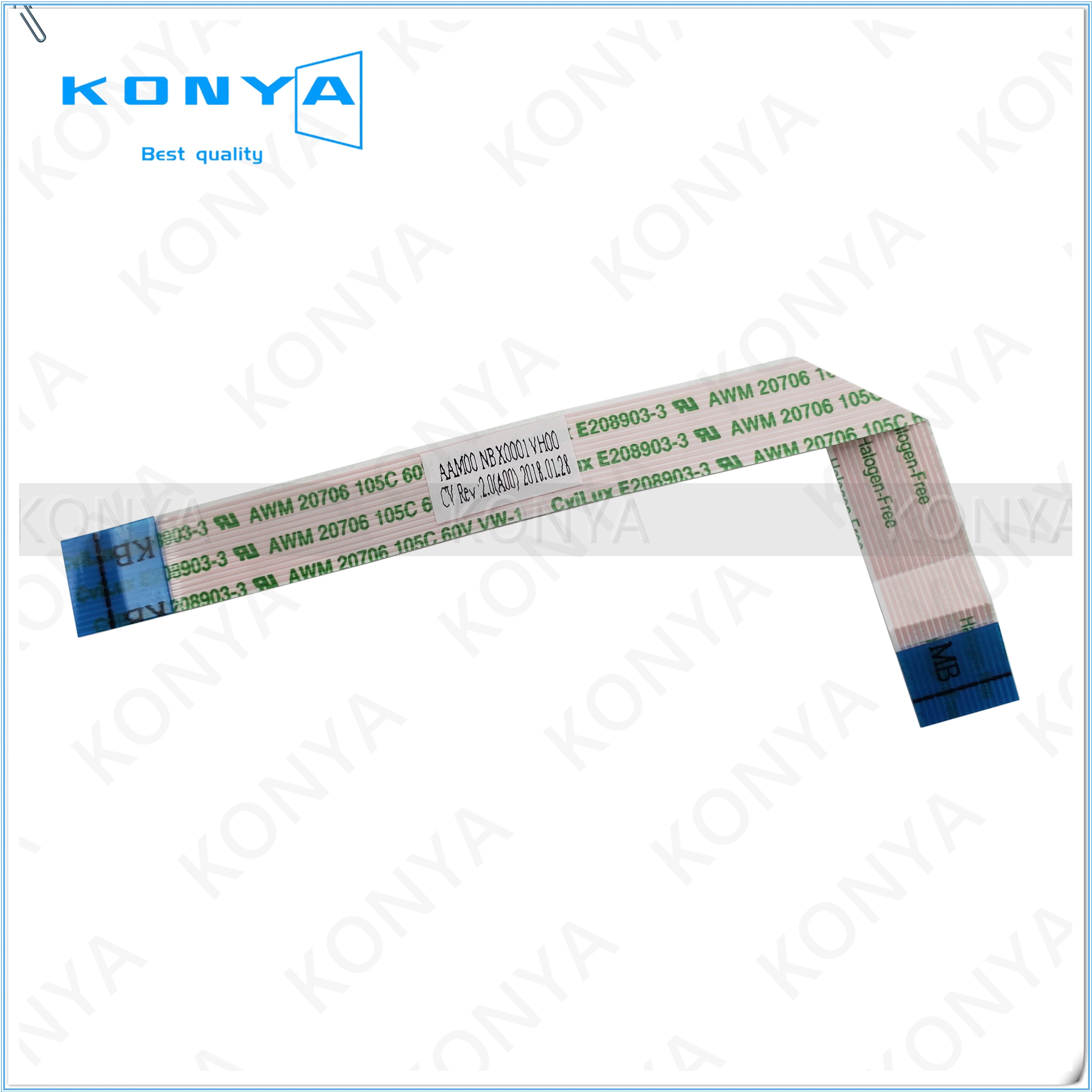 Новый оригинальный разъем для клавиатуры Dell XPS 15 9550 9560 9570 6 &quot плата кабель NBX0001VH00 |