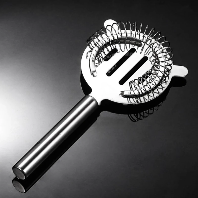 

4 Pack Stainless Steel Cocktail Hawthorn Bar Strainer,Mojito Cocktail Drink Making Mixology Bartender Kit,Bar Tool