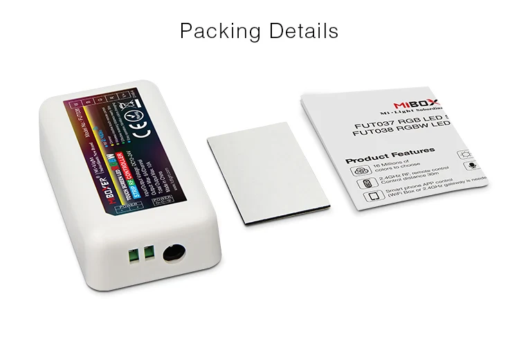 Mi boxer 2,4G RF беспроводной Одноцветный диммер CCT RGB RGBW RGB+ CCT FUT035 FUT036 FUT037 FUT038 FUT039 контроллер светодиодной ленты