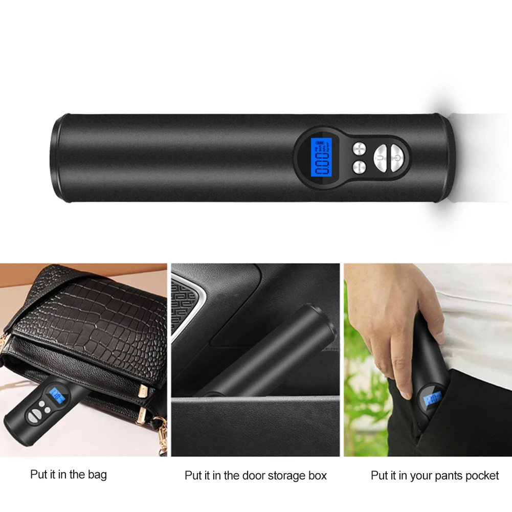 Portable Car Air Compressor 12V 150PSI Mini Inflatable Electric Pump Rechargeable With LED Emergency Light For Dropshipping | Автомобили и