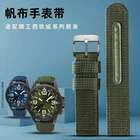 Ремешок холщовый для мужских и женских часов, водонепроницаемый нейлоновый браслет для часов Seiko Citizen Breitling King Seagull