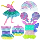 Popete игрушка для снятия стресса и увеличения фокуса, мягкая игрушка-антистресс, фиджет, простая игрушка с затемнением, сенсорная развивающая игрушка, игрушки для детей