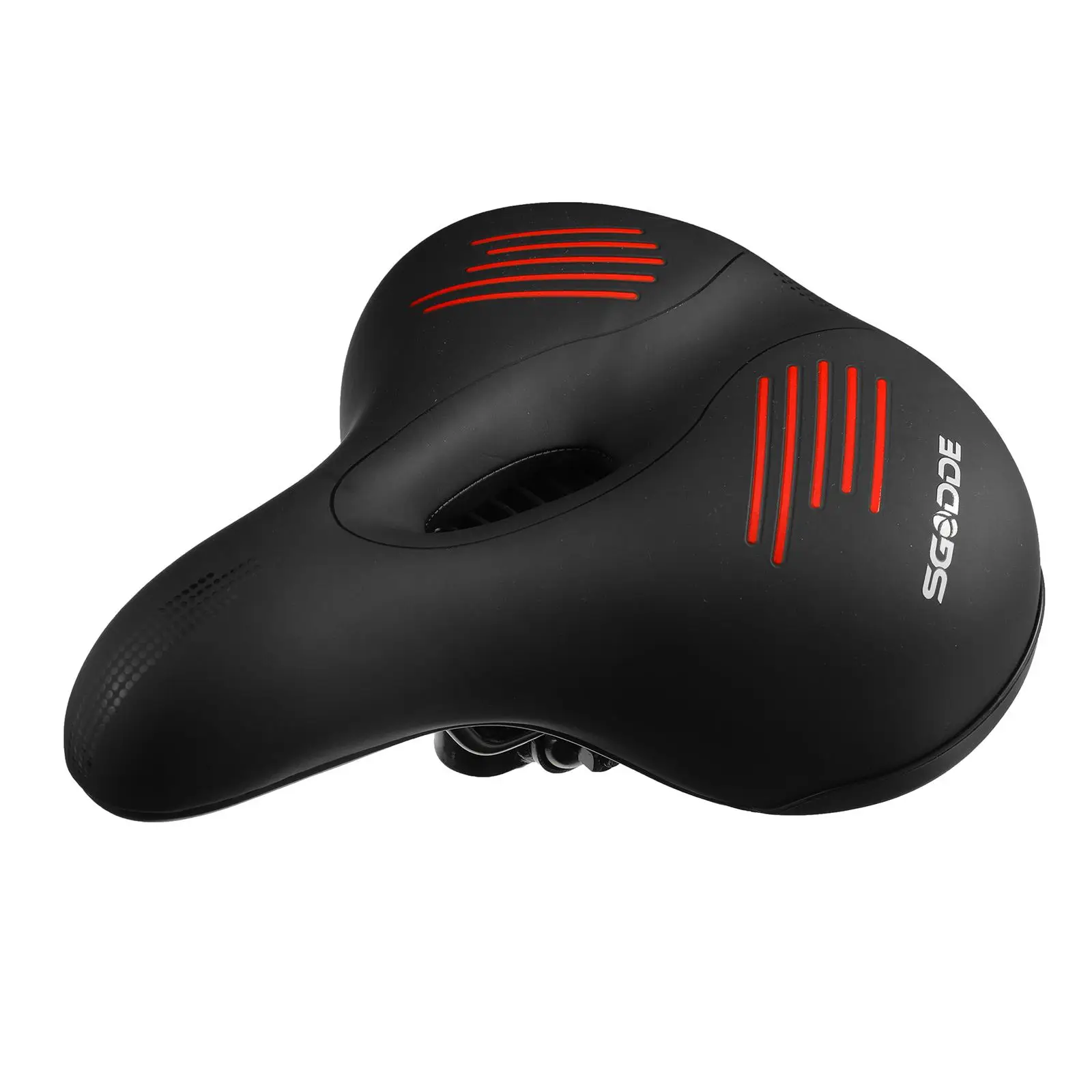 

SGODDE Bike Seat Cushion Comfortable Breathable Wide Bicycle Saddle for MTB Mountain Road Bike Cycling Pad with Waterproof Cover