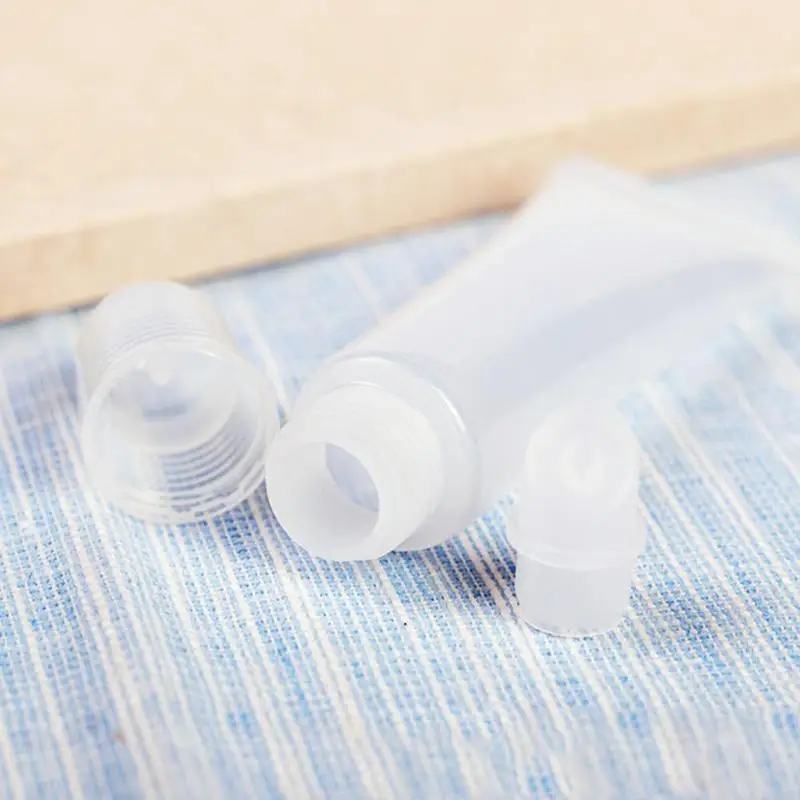 5/10ml White Clear Empty Lipstick Tube Lip Balm Soft Refillable Plastic Tubes Makeup Gloss Containers Tools | Красота и здоровье