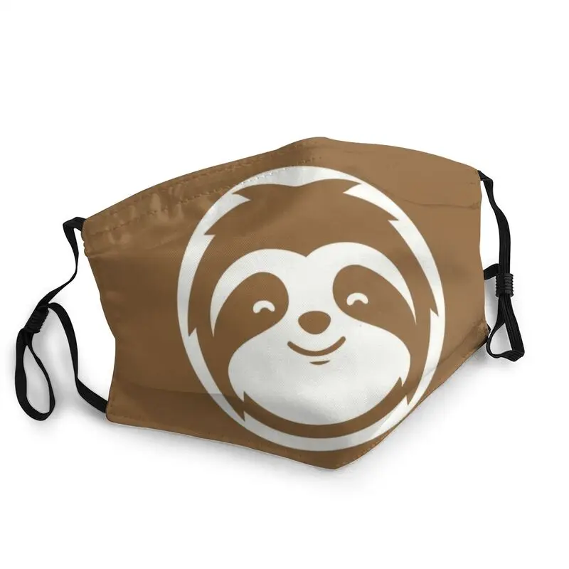 

Cute Cartoon Sloth Reusable Unisex Adult Face Mask Lazy Animal Anti Haze Dust Protection Cover Respirator Mouth Muffle