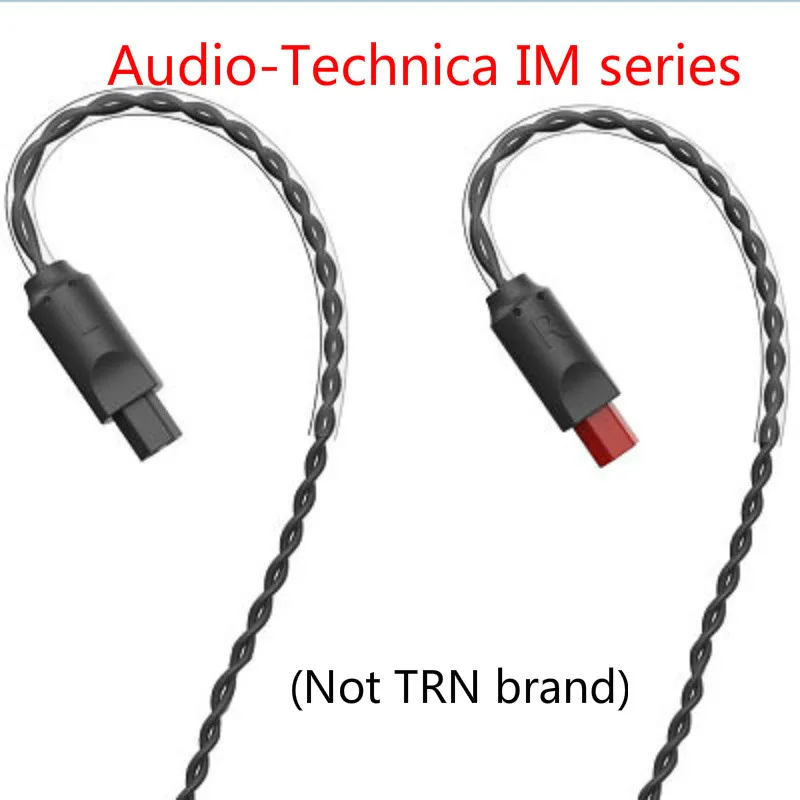 Audio-Technica IM TRN BT3S 4,2 беспроводной Bluetooth Aptx кабель 2PIN 0,75 0,78 мм IE80 MMCX A2DC наушники Bluetooth кабель для TRN X6/KZ/TFZ/se215 - Цвет: Audio-Technica IM