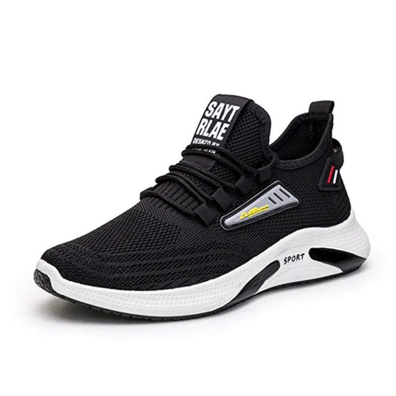 

Sports Lace-up shoes Flying Shoes Korean Personality Students Breathable Running Shoes Men's Casual Shoes Outdoor Sneakers Man