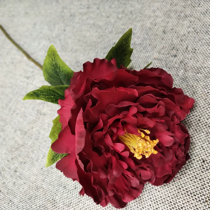 1pc Peony Artificial White Flowers Wedding Wall Decor Silk Flower Arrangement Accessory Fake Big Peonies Home | Дом и сад