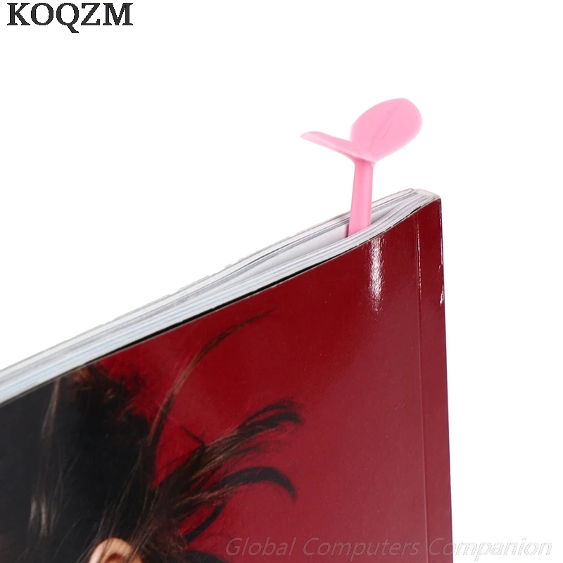 

1pcs Sprout Little Leaves Bookmark Book Mark Paper Reading Office School Supplies Accessory Stationery Page Holder#55