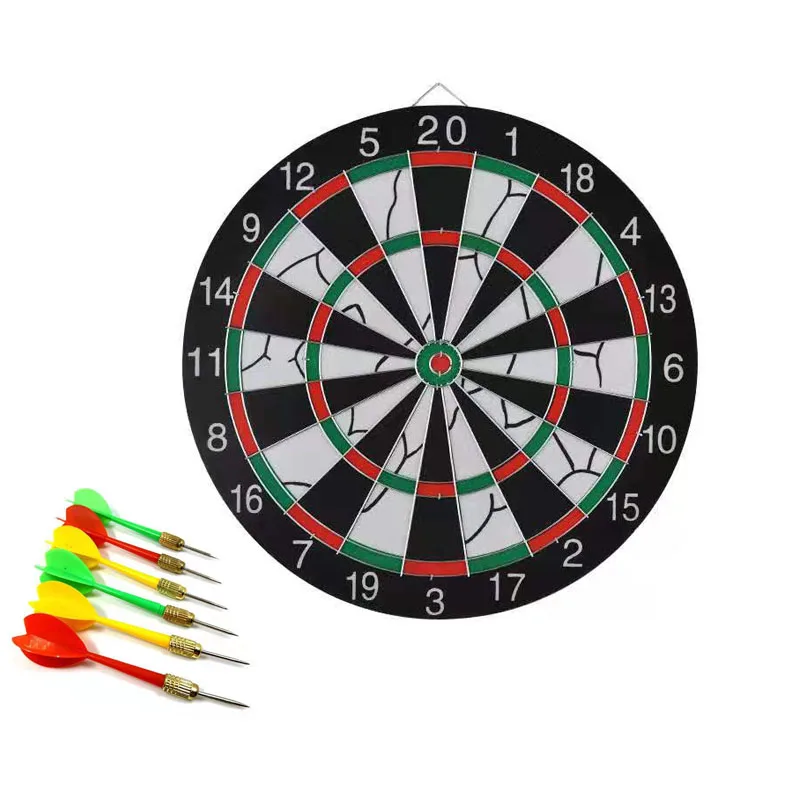 12/15/17 Inch Double Side Dartboard Flocking Practice Dart Target board double thickening for Wholesale Indoor Game