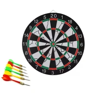 121517 inch double side dartboard flocking practice dart target board double thickening for wholesale indoor game