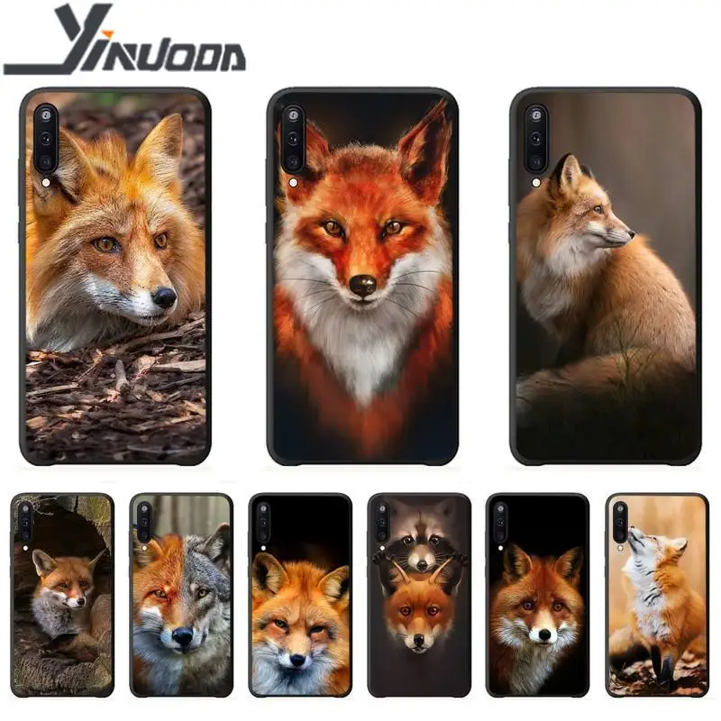 Роскошный чехол для телефона Motirunner Red Fox Samsung galaxy A 01 11 20 30 31 40 50 51 70 71 80 81 91