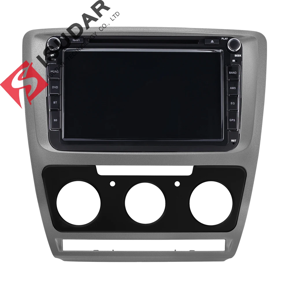 ISUDAR 2din Авторадио Fascia Для Skoda Octavia 2 2010 2013 аудио стерео панель монтаж комплект